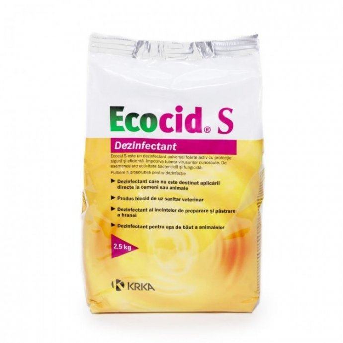 ECOCID 1kg - proti virusom in bakterijam na različnih površinah