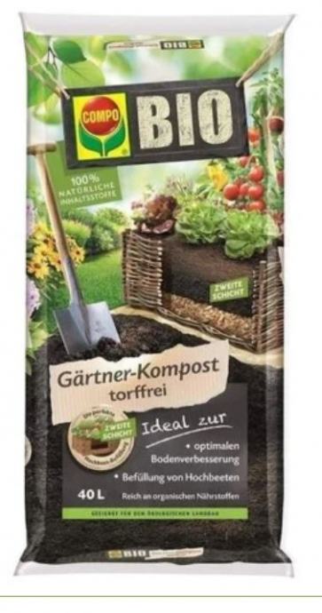 Kompost vrtni COMPO BIO, 40 L