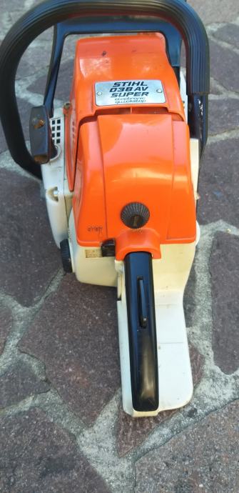 Kit Barra E Catene Per Motosega Stihl 038 AV Super Magnum E MS 380 | Barra Da 38 Cm (3/8") A Scalpello
