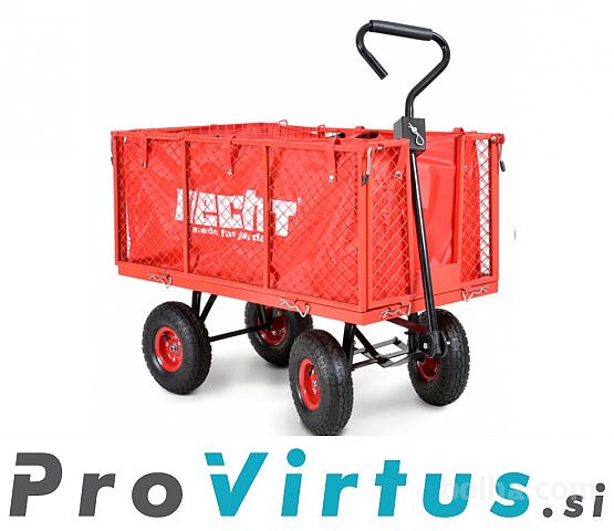 Ročni transportni voziček- 350 kg RDEČA / www.provirtus.si