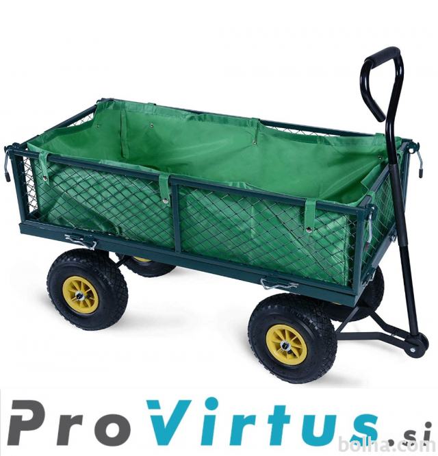 Ročni transportni voziček- 350 kg zelene AKCIJA!/ www.provirtus.si