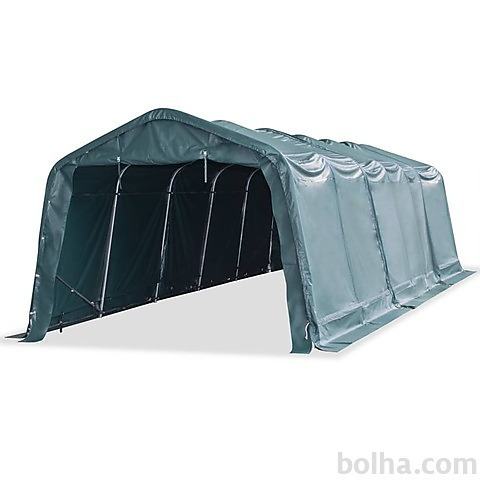 vidaXL Premični šotor za živino PVC 550 g&sol;m²  3&comma;3x9&...