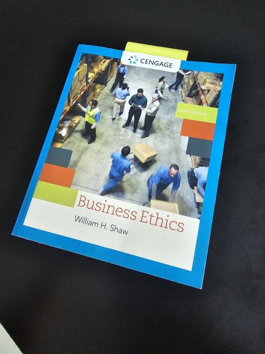 Business Ethics William H. Shaw (9. izdaja)