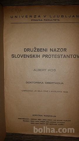 DRUŽBENI NAZOR SLOVENSKIH PROTESTANTOV 1946