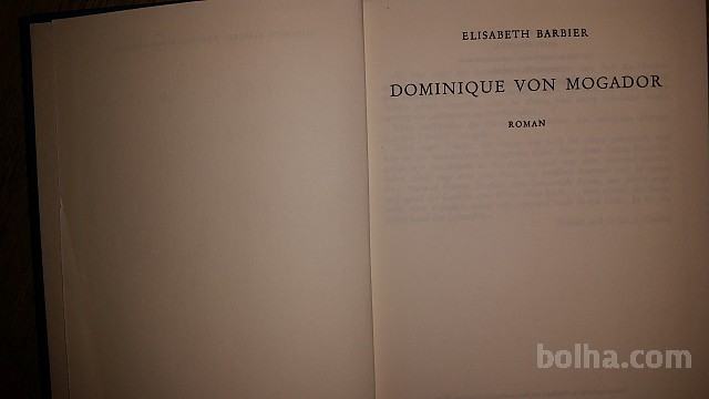ELISABETH BARBIER-DOMINIQUE VON MOGADOR