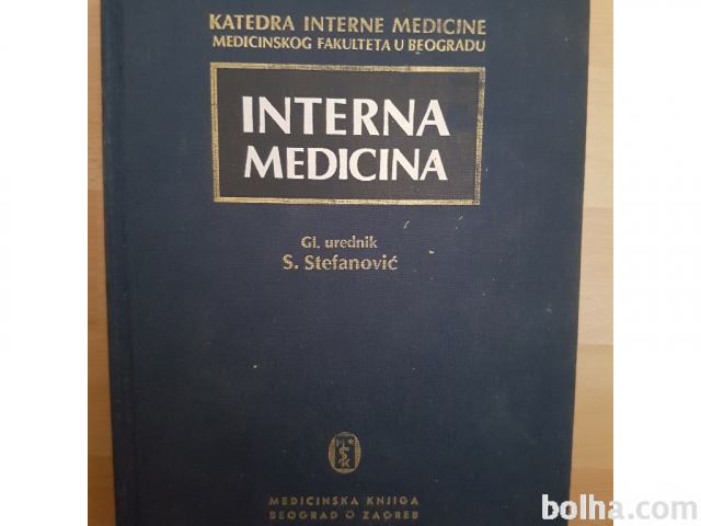 Interna medicina-S.Stefanović Ptt častim