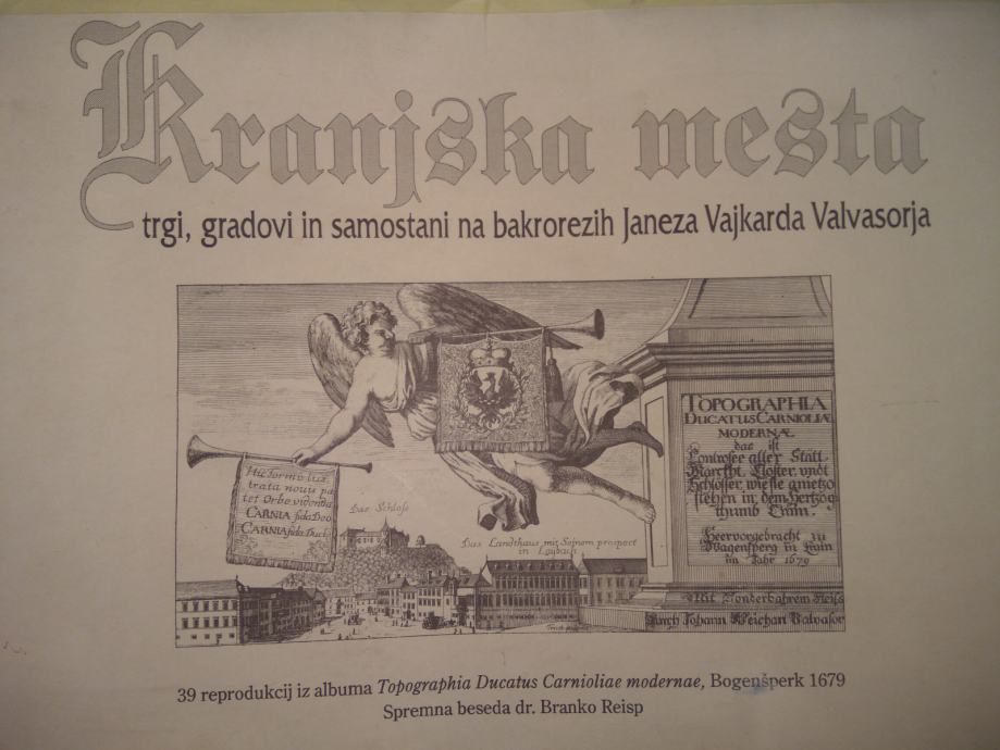 KRANJSKA MESTA - BAKROREZI J.V. VALVASORJA – 39 REPRODUKCIJ