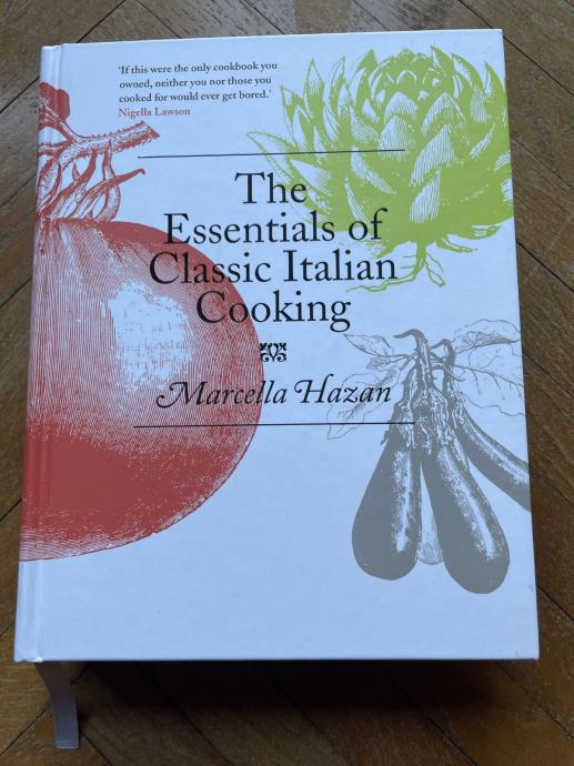 Kuharska knjiga The essentials of classic Italian cooking (M. Hazan)