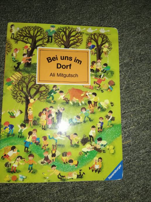 Nemška otroška knjiga Bei uns im Dorf