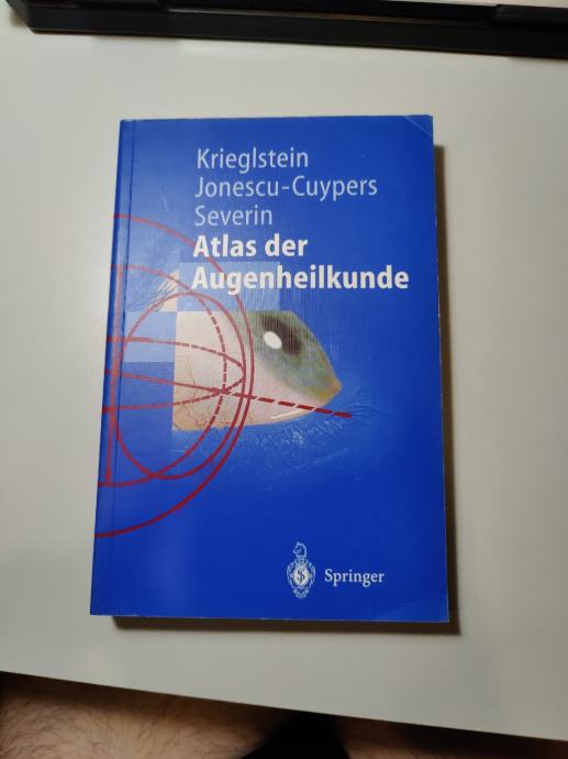Očesni Atlas, Oftalmološki atlas, Atlas der Augenheilkunde, barvn,