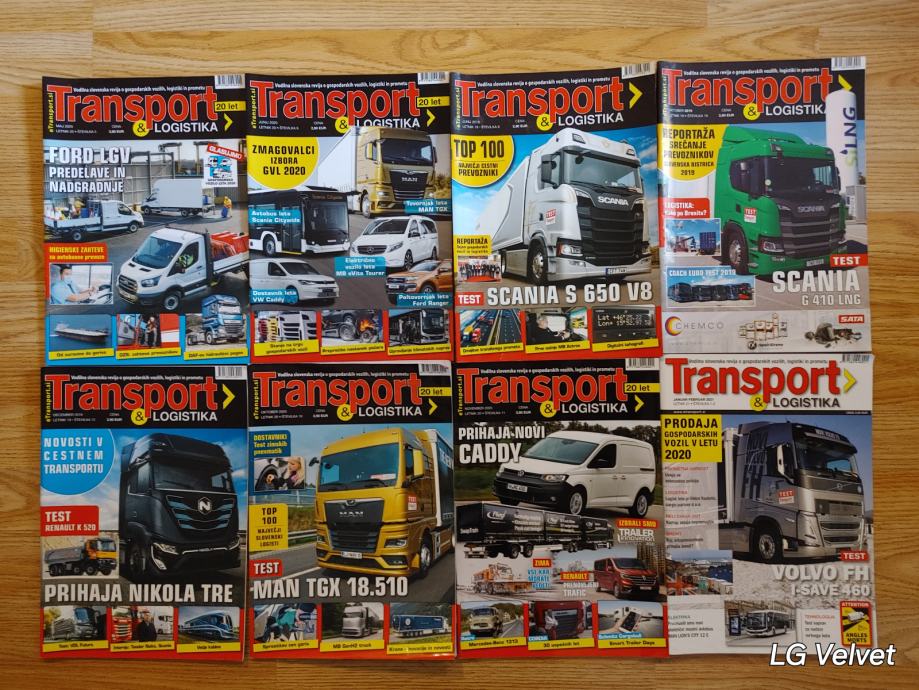 Odlično ohranjene avtomobilistične revije Kamion & Bus 2019-2021