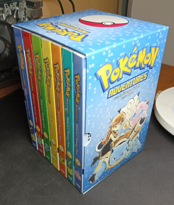 Pokemon adventures manga 1-7 boxset