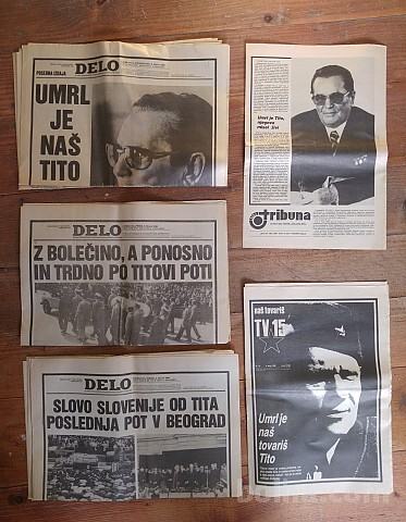 Posebna izdaja DELO, Tribuna, Naš tovariš, TITO 1980