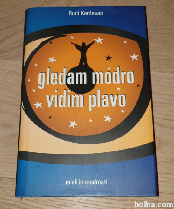 Rudi Kerševan GLEDAM MODRO VIDIM PLAVO knjiga