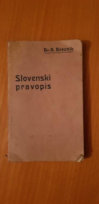 SLOVENSKI PRAVOPIS (A. Breznik)