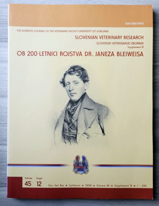 OB 200 - LETNICI ROJSTVA DR. JANEZA BLEIWEISA SLOVENSKI VETERINARSKI