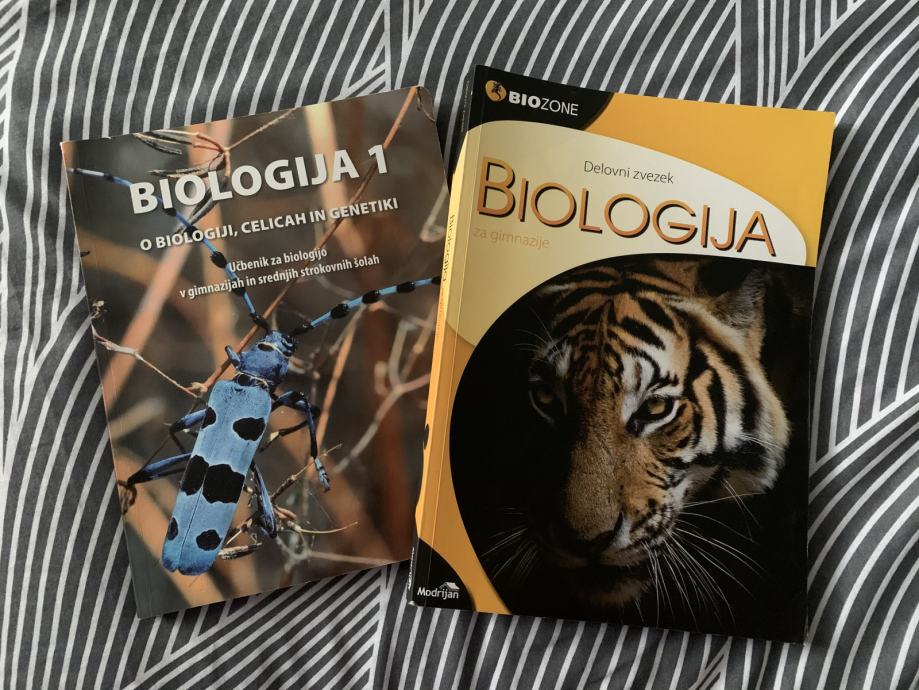 Učbenik in delovni zvezek za biologijo na gimnazijah