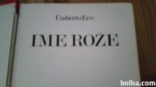 Umberto Eco IME ROŽE 1984