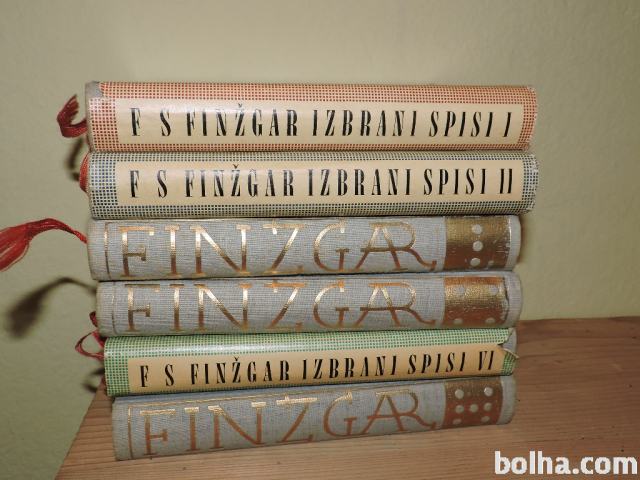 knjige izbrana dela F.S.Finžgar