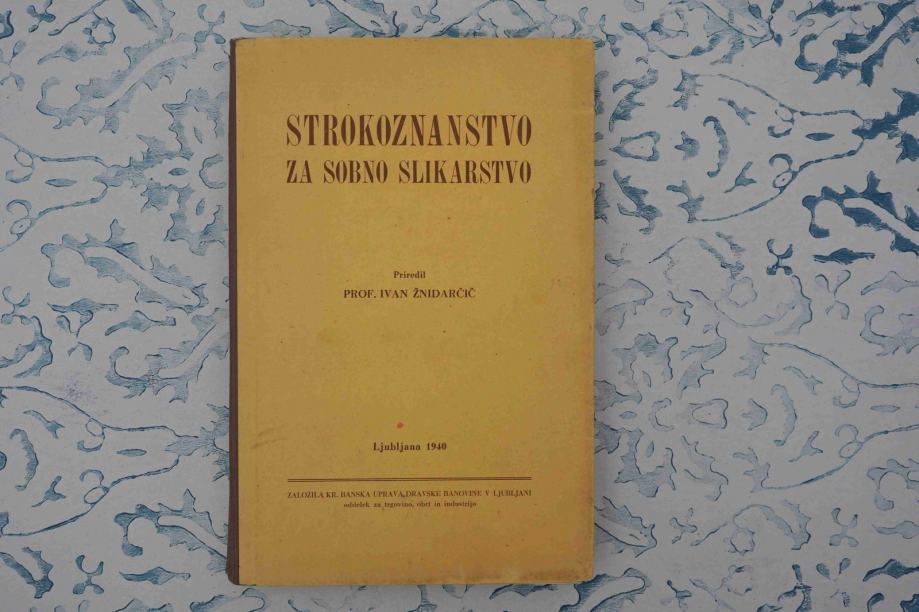 Priročnik za soboslikarstvo 1940