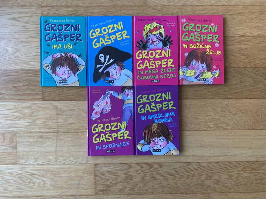Grozni Gašper kolekcija šestih knjig