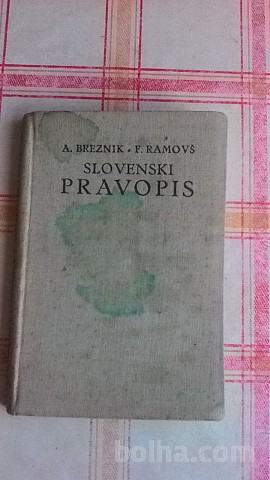 SLOVENSKI PRAVOPIS 1938 LET.