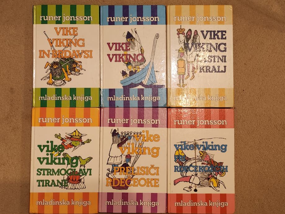 VIKE VIKING 1-6 KOMPLET R. JONSSON MLADINSKA KNJIGA 1977