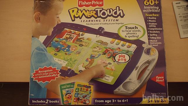 Fisher-Price Power touch otroška interaktivna knjiga