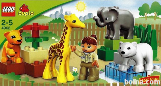 Kocke Lego Duplo - Živalski vrt z mladički (4962)