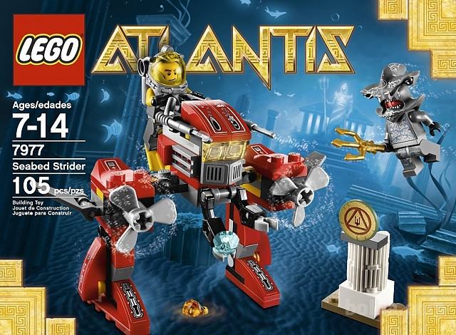 Lego Atlantis robot podmornica