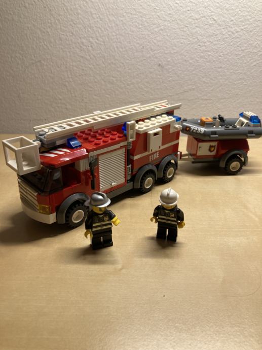 Lego City set gasilski avto 7239