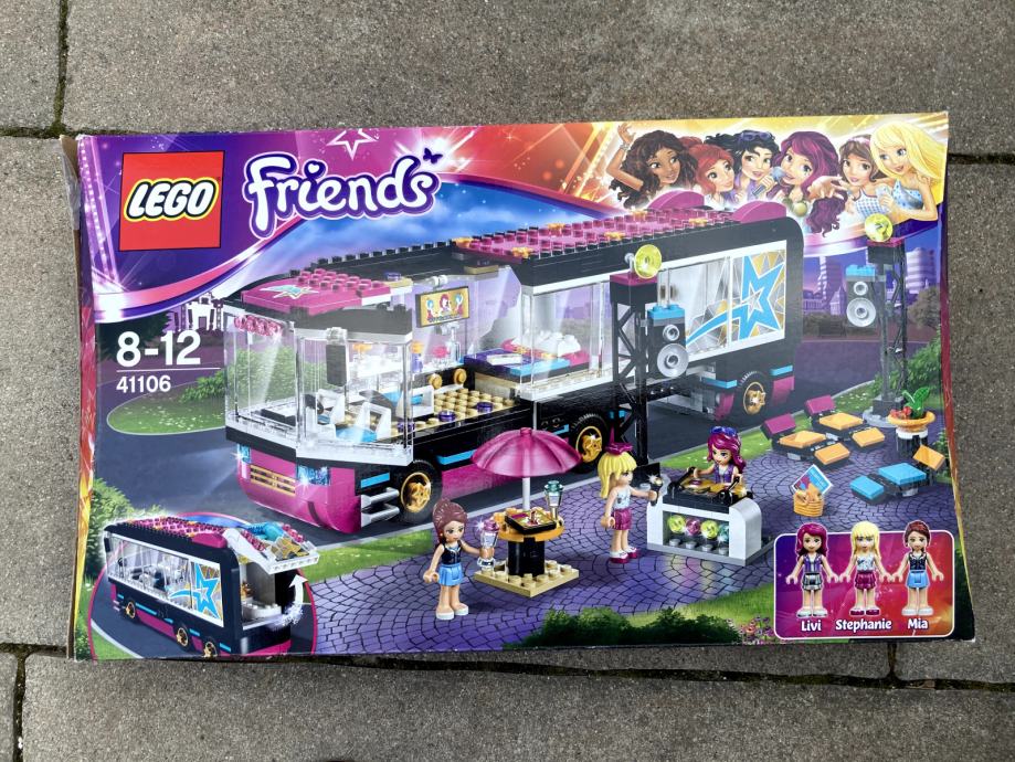 LEGO Friends komplet Pop Star Tour Bus, št. 41106