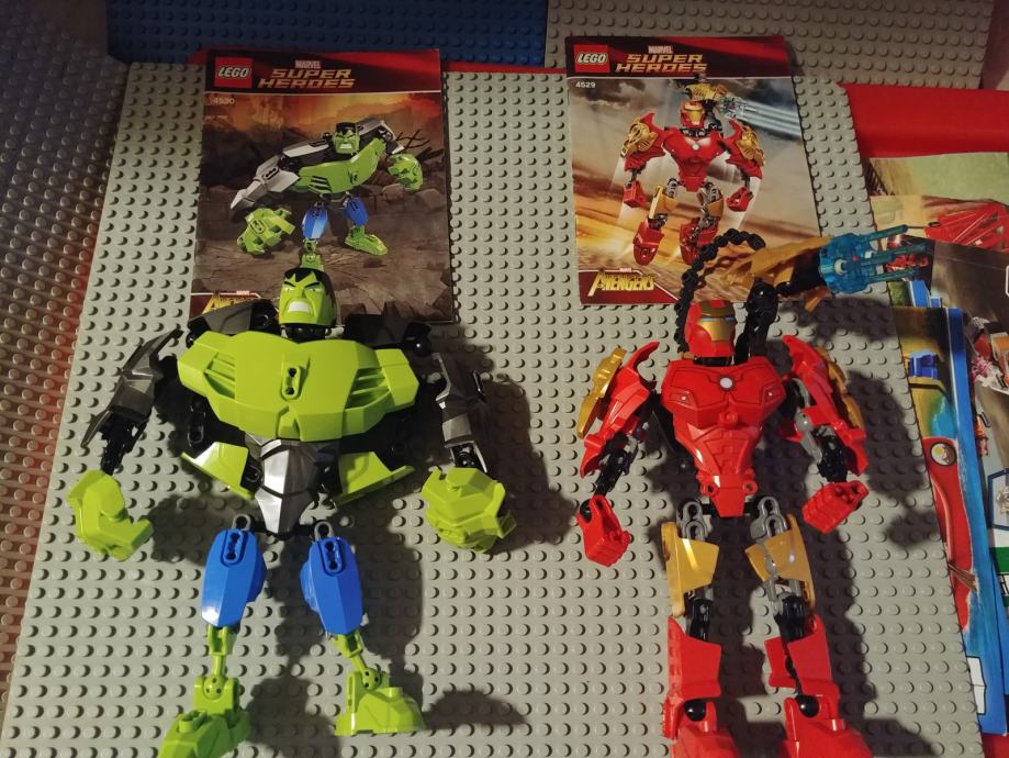 Lego Iron Man 4529 & Hulk 4530 Marvel Super Heroes