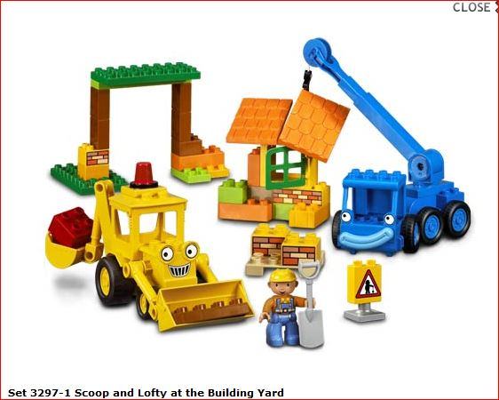 Lego kocke,Bob Builder, gradbenik, duplo, set 3297