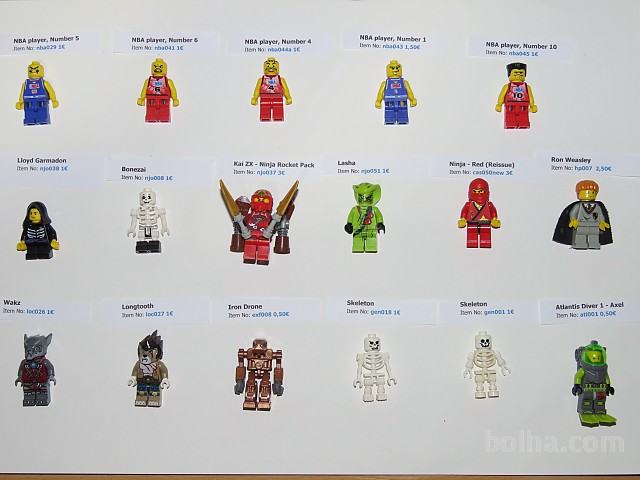 Lego kocke razne figure