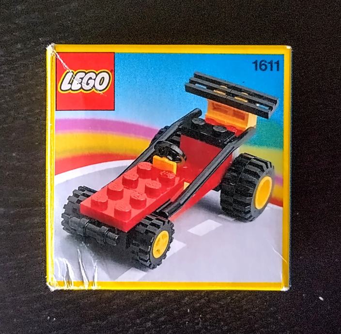 Lego kocke, set 1611 - Dune Buggy, tematika mesto, letnik 1991