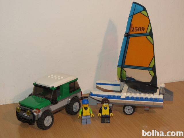 Lego kocke set 60149 4x4 with Catamaran