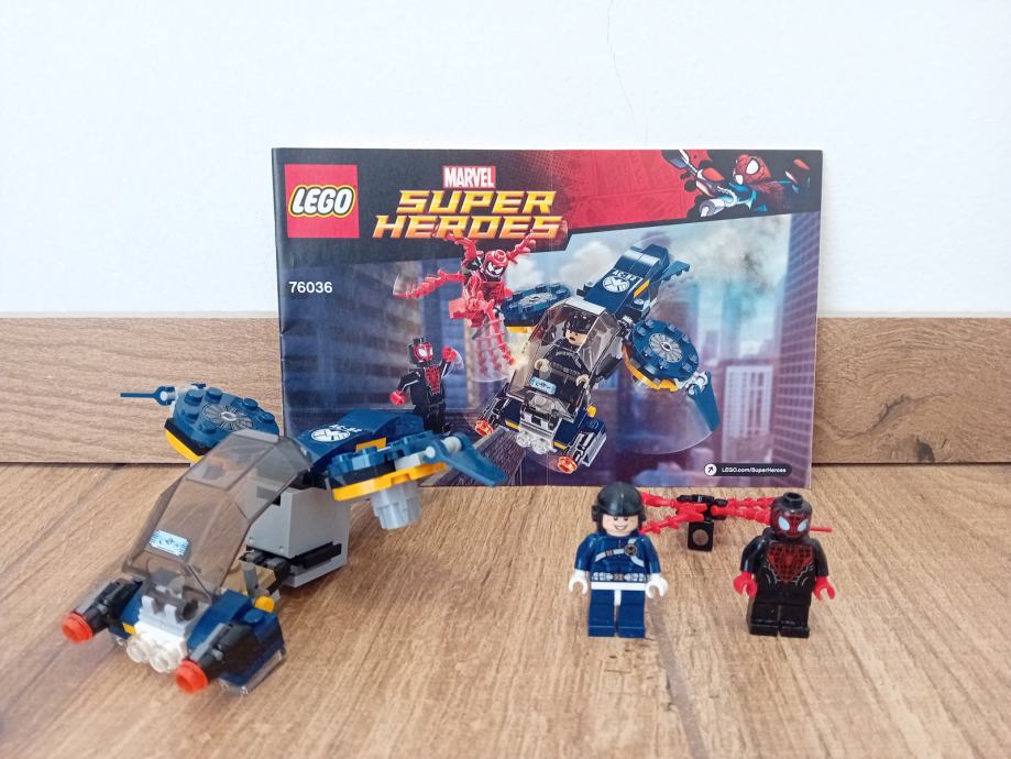 Lego kocke Super Heroes 76036 Carnage's SHIELD Sky Attack
