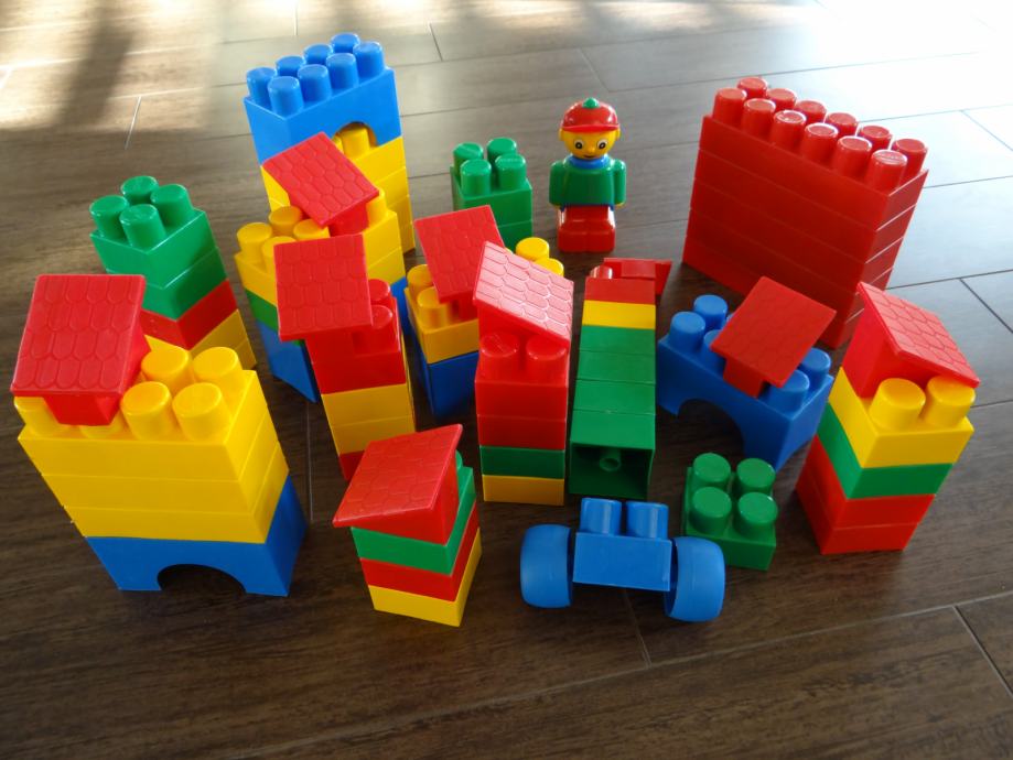 LEGO KOCKE VELIKE 5X5 cm