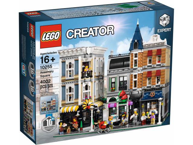 Lego Modular 10255 Assembly Square 2017 nov, original zaprt