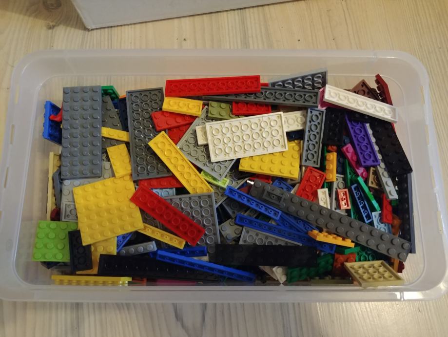 Lego ravne plate razlicnih velikosti 1 kg
