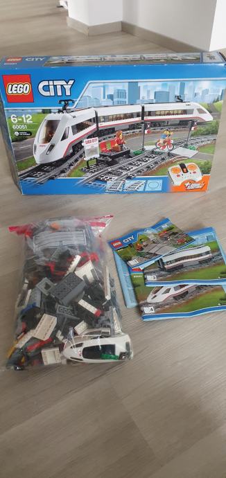 Lego Train 60051 High-speed Passenger Train