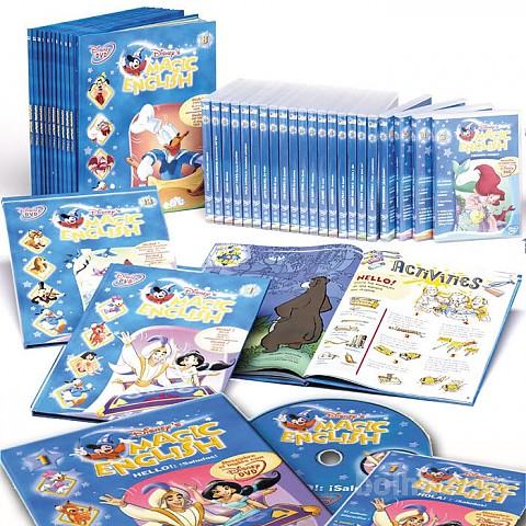 Magic English - komplet 26 DVD z pripadajočimi revijami