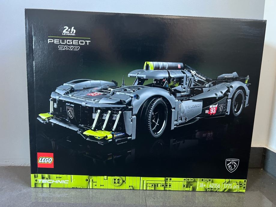Prodam LEGO 42156 PEUGEOT 9X8 24H Le Mans hibridni hiperavtomobil