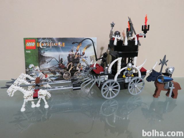Lego kocke Skeletons' Prison Carriage 7092