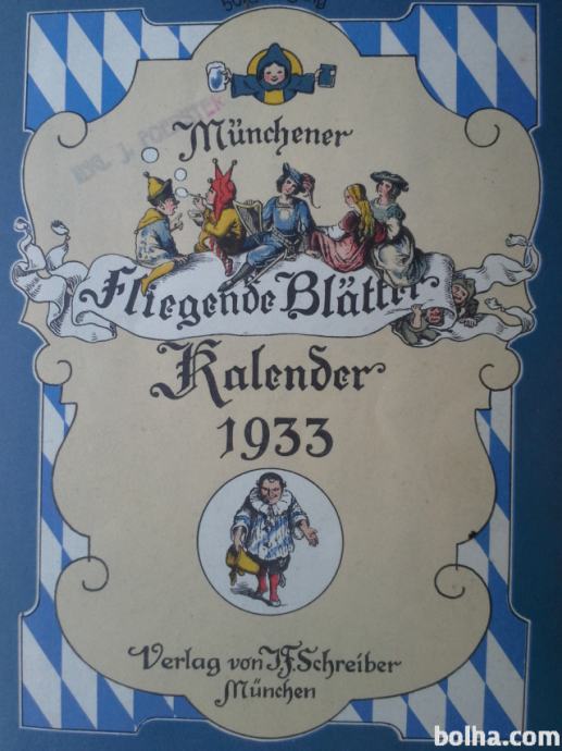 1933 - Munchener Fliegende Blatter Kalender