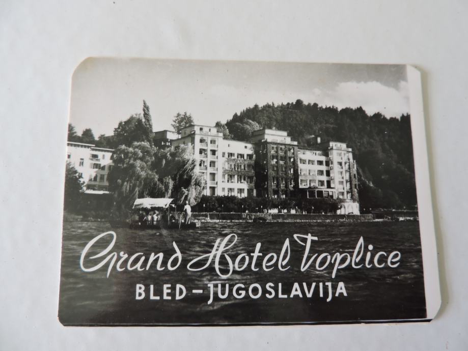 koledarček 1964 -Bled Grand Hotel Toplice