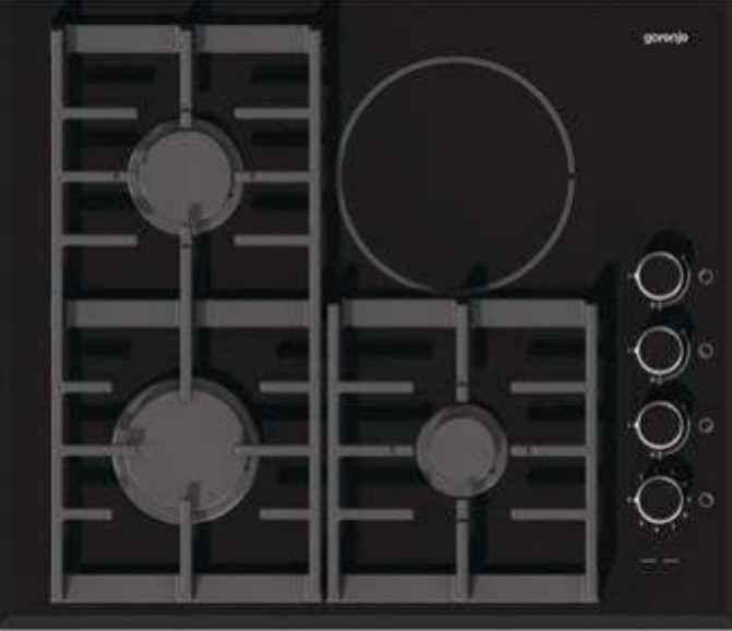 Kuhalna plošča Gorenje ( 3x plin + 1x el. kuhališče )