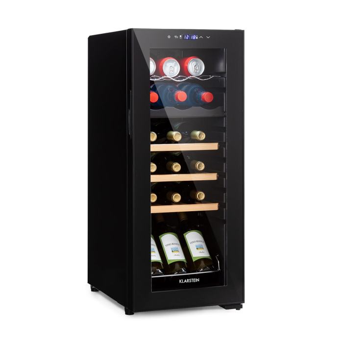 Klarstein Bovella 18 Duo+ dvopodročni hladilnik za vino