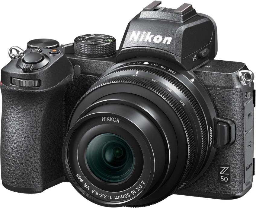 Nikon Z50 (z objektivom VR od 16-50 mm) + 3-letna garancija